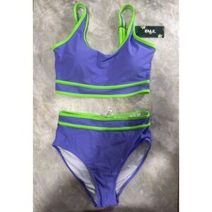 BMJL Purple High Waisted Bikini Set Two Piece‎ Swimsuit for Women